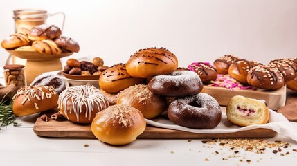 Various types of donuts. - 788313670