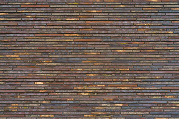 Texture of decorative brick wall. House facade. Wall in the loft.