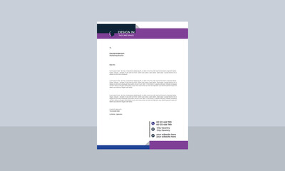 Professional and creative letterhead design 