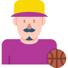 Basketball Player Icon © Zevicons