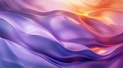abstract background with soft curves and gradients in shades of purple, orange, yellow, and blue. The design is elegant and minimalistic, perfect for conveying an artistic vibe.