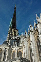 Fototapeta na wymiar cathedrale; region Normandie; Rouen; 76, Seine Normandie, France
