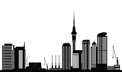 auckland city skyline png file