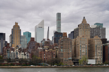 Manhattan seen from Roosevelt Island.