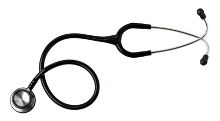 Stethoscope png sticker, medical supplies transparent background