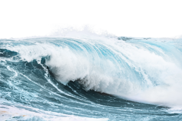 PNG Ocean waves border, transparent background