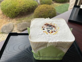 抹茶のシフォンケーキ