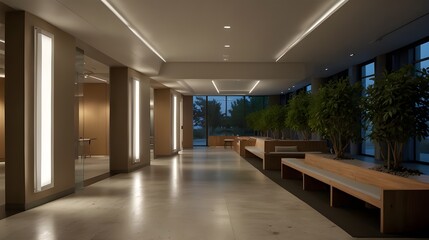 Eco-friendly lighting options that improve ambience and consume less energy in public areas