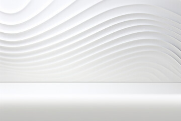 Abstract white interior background. 3d rendering, 3d illustration.