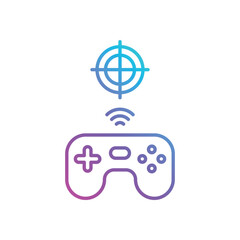Shooting vector icon