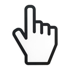 Fototapeta premium PNG cursor icon transparent background