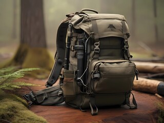 backpack on a backpack