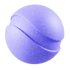 Elegant Purple Abstract Sphere with Sparkling Texture