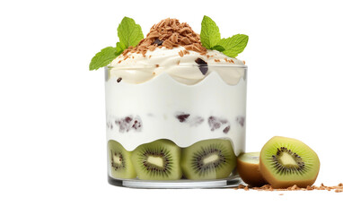 yogurt with fruits Generative AI 
