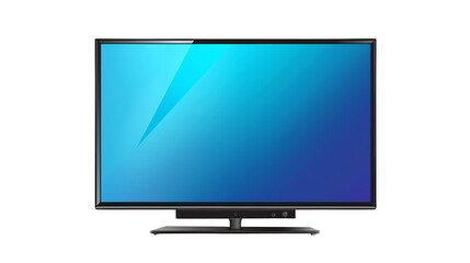  32-inch LED TV with a black frame and base shown from the front on a white background  