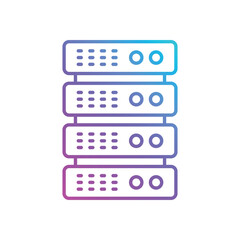 Servers vector icon