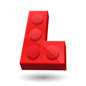 recommend clip art: Brick Toys pieces Logo letter L