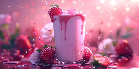 icy Strawberry Delight