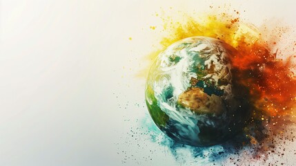 Global Warming Concept Art Wallpaper,