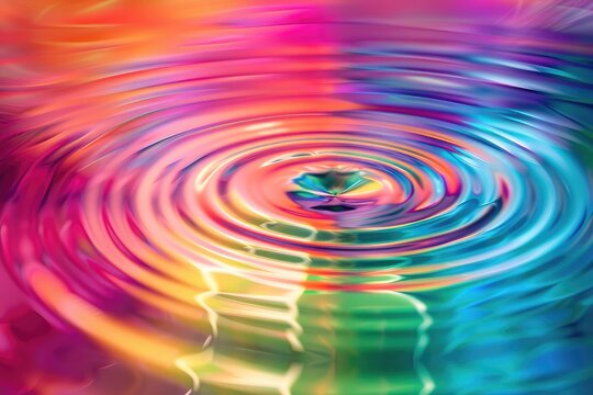 Background circles swirls rainbow lines soundwave waves wavy colours abstract design icon laser light funky patterns. concept photo of abstract wavy water ripples multi coloured background