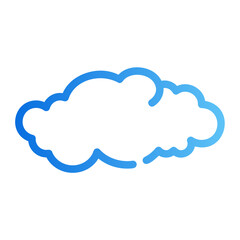 cloudy gradient icon