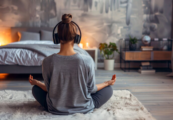 Indoor Meditation for Relaxing Sleep Preparation