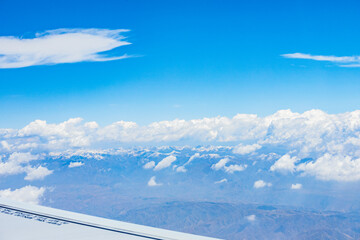 Qinghai Province-Looking at the snow peaks on the sea of clouds