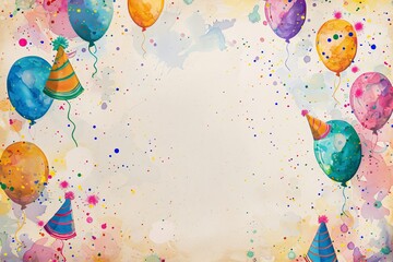 Optimistic Luxury Party Setting: Dazzling Colorful Balloons in Stylish Environment - obrazy, fototapety, plakaty