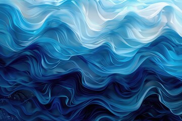 Blue waves abstract background texture. Print, painting, design, fashion,Liquid marbling paint texture background. Fluid painting abstract texture, Intensive color mix wallpaper.
