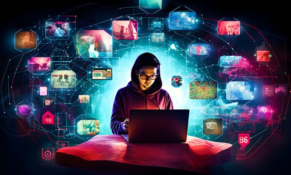 Photo of guy hands arms working front back end programming indoors workstation workshop home