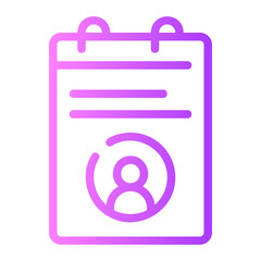 profil gradient icon © Nur Achmadi Yusuf