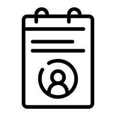 profil line icon © Nur Achmadi Yusuf