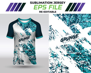Sport jersey design, fabric textile for sublimation