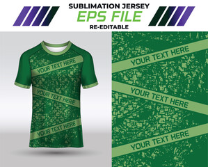 Sport jersey design, fabric textile for sublimation