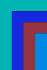 Creative artistic geometric wallpaper with different basic shapes