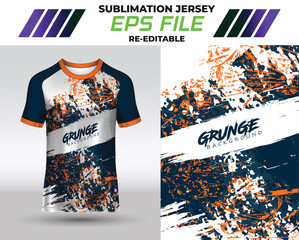 Sport jersey design, fabric textile for sublimation