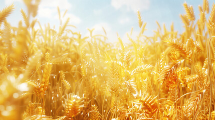 a yellow malt field