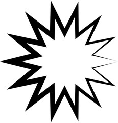 Stars icon collection. Geometric shape