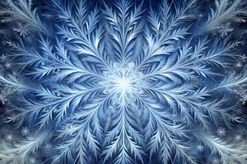 Ice Feather Background