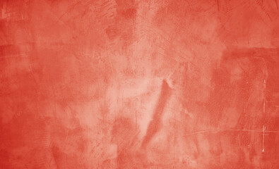 red orange plaster concrete wall texture use as background. premium red wallpaper with copy-space. background and texture of bare concrete wall. premium urban wallpaper.