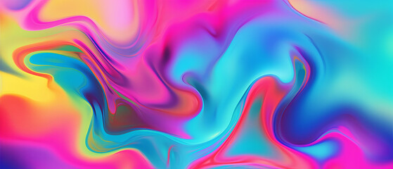 Digital Colorful Paint Abstract Background