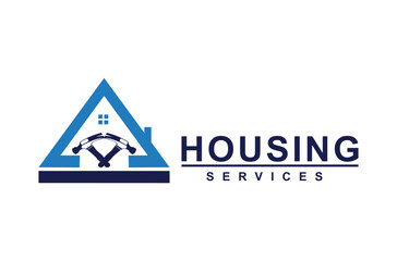 Fototapeta premium Housing services, logo design inspiration vector