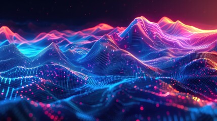 Abstract Data Mountains: Insights Illuminated