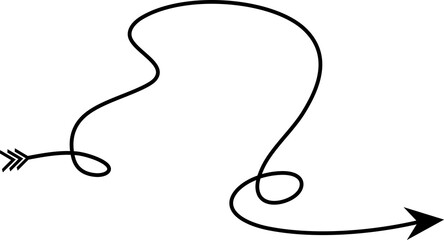 Arrow line doodle