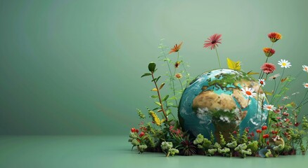 Obraz na płótnie Canvas Earth Day Concept - banner design