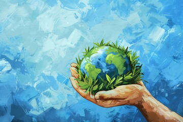 earth in hands