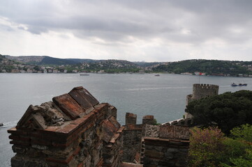 [Retro] The sea seen from Rumeli Hisarı, Türkiye