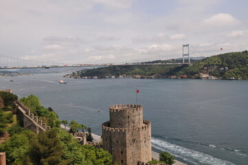 [Retro] The sea seen from Rumeli Hisarı, Türkiye