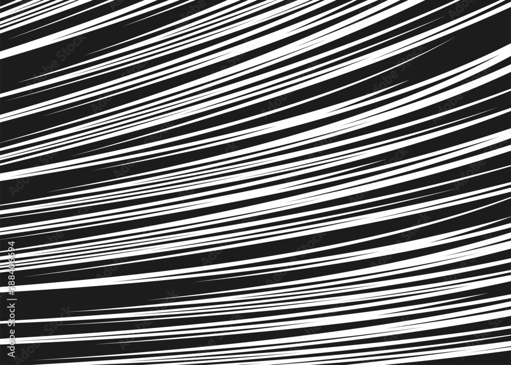 Poster abstract background with seamless curved slash lines pattern