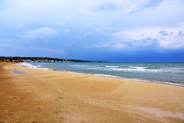 Fototapeta na wymiar Marina Di Salve Beach Puglia Italy